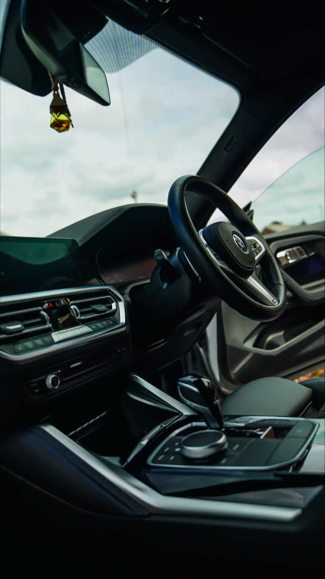BMW cockpit after detailing