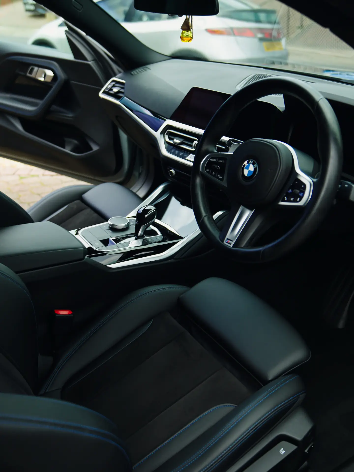 BMW interior after a deep clean